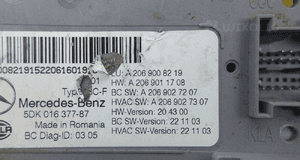 MODUŁ STEROWNIK KOMFORTU SAM MERCEDES C W206 21- A2069008219 6