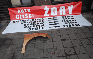 peugeot 207 błotnik kolor KHWD nr 41802 WYSYŁKA 1