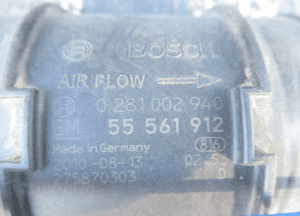 Przepływomierz opel astra iv 4 j hb 1.7CDTI 2009-2015 2