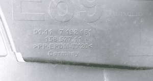 Bmw Z4 E89 ślizg zderzaka lewy przód 09-16 7192161 5