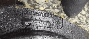 Wkład koła zapasowego styropian klucz Citroen C5 9619870080 4