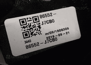 Kratka zderzaka - kia xceed prawa 2019- 86552-J7CB0 radom 3