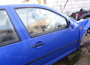 VW GOLF 4 IV drzwi PRAWE PRZÓD LW5Z d5 elektryczne 1