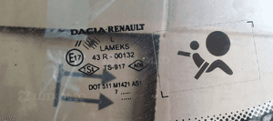 Szyba czołowa przód przednia Dacia Logan AS1 07r 5