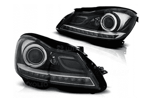 Lampy mercedes W204 11-14 rok H7 xenon look depo 2