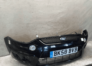 @ ZDERZAK PRZÓD PRZEDNI DO FORD SMAX S-MAX HALOGENY G6 CZARNY 4
