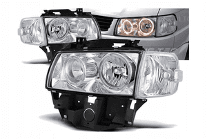 Lampy vw T4 96-03R angel eyes ringi depo chrom 2