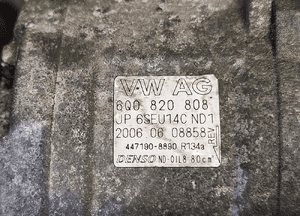 Audi A2 VW Polo Fabia 1.4 16V kompresor sprężarka klimatyzacji 447220-8193-8127 8991 6Q0820808 9