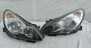 Lampa przód przednia lewa prawa opel corsa d 13217455 13217456 uk 2