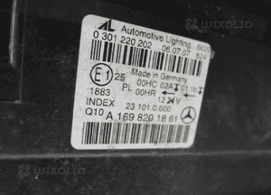 Mercedes b klasa 245 W245 A159 cała lampa przednia prawa 5