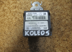 MODUŁ STEROWNIK KEYLESS RENAULT KOLEOS 28595JY40A 1