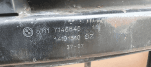 Pas przedni belka wzmocnienie BMW E90 7146645 7