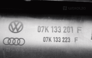 VW GOLF VI 2.5 2009, JETTA 2.5 2006, PASSAT B7 2.5 2011, NEW BEETLE 2.5 2005 kolektor dolotowy 07K133201F 5