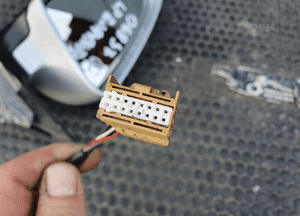 Lusterko Lusterka Zewnetrzne EUROPA 5 pin Srebrne Półmat AUDI A4 B6 B7 11