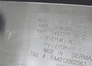 TESLA Y USZCZELKA GUMA OSŁONA MASKI 1494088-00-C 8