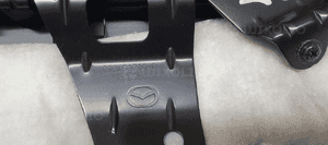 Osłona poszycie słupka regulacja pasa prawy tył Mazda 6 II GS2A68281 7