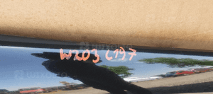 Błotnik prawy przód przedni Mercedes W209 C197 W Kolor! 5