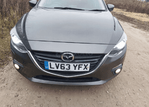 Mazda 3 iv kompletny przod pas belka chłodnice lampy maska zderzak uk xeno 1