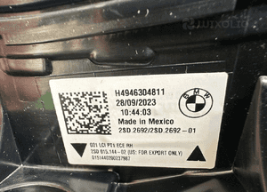 Zderzak tylny m pakiet lampy tył tylne lci lift bmw X3 G01 europa 8