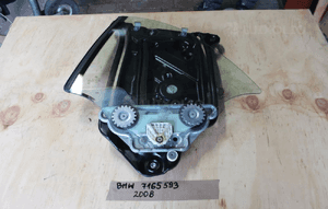 Mechanizm szyby tylny lewy bmw E88 7165593 2008 1