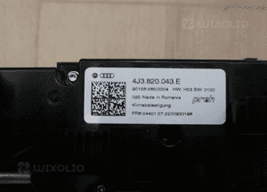 Panel klimatyzacji Audi 4J3820043E 3