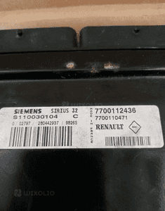 Komputer silnika renault scenic l clio 7700112436 2