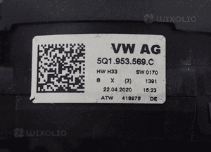 PRZEŁĄCZNIK ZESPOLONY  VW SKODA 5Q1953569C  5Q1953521DF 5