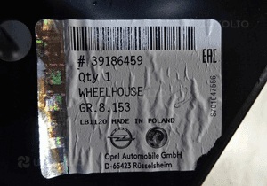 kielich PODŁUŻNICA PRAWA OPEL ASTRA V K 39186459 7