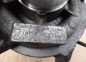 Fiat jeep alfa romeo 1.6 mj turbosprężarka 55209152 2