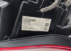 Lampa lewa tył tylna błotnika opel astra iv j gtc 13281264 12-15 lift 8