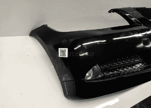 Zderzak przód przedni do bmw E90 E91 seria 3 schwarz ii 2 czarny halogeny 6