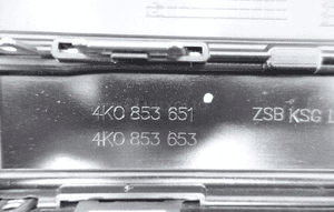 Atrapa grill zderzaka przód audi A6 C8 4K0 18- 8