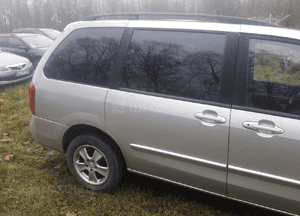 Mazda MPV 99-06 szyba tylna przednia drzwi boczna tył 5