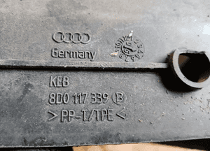 Kierownica wlot powietrza Audi A4 B5 1.8T 1.8 Turbo 8D0117339B 6