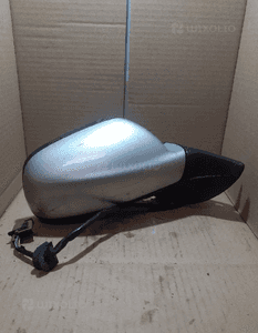 Lusterko prawe prawy prawa  ezrc srebrny 8PIN peugeot 407 2