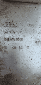 Belka wzmocnienie zderzaka tył Audi A6 C6 Kombi 4F9807331 5
