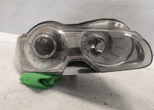 Jaguar xf X250 reflektor lampa prawa przód przednia kompletna przetwornice spryskiwacz zaślepka oryginał 3
