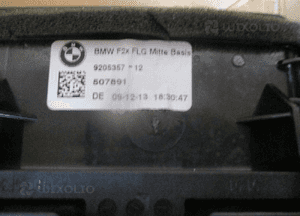 KRATKA NAWIEWU ŚRODKOWA BMW F20 F21 F22 F23 9205357 4