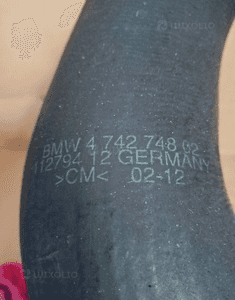 Przewód wąż  intercooler BMW F20 F30 4742748 2