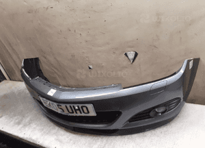 Zderzak przód przedni opel astra h 3 iii gtc Z163 szary halogeny 3