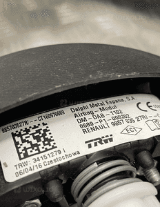 Deska airbag poduszki renault twingo iii 3 org fv 3