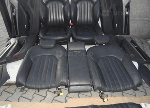 Fotele siedzenia skóra boczki komplet audi A8 D4 3