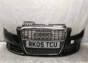 Zderzak przód przedni audi A4 B7 s line LY9B czarny halogeny 1