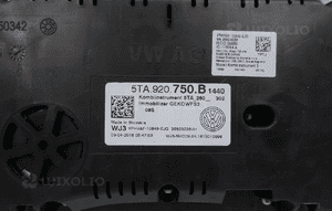 LICZNIK ZEGARY VW TOURAN III 5T 36084KM 5ta920750b 5