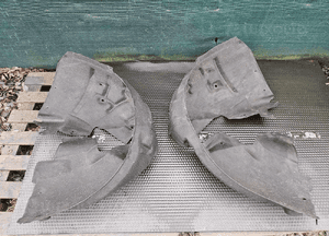 Nadkole 8K0821171G 8K0821172G Lewe Prawe Przod Przednie Chlapacz Praciane Materiał Oslona AUDI A4 B8 Sedan Kombi 1