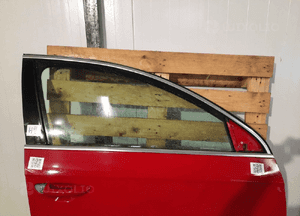 Drzwi przód przednie prawe vw volkswagen passat B7 LY3D czerwone 6