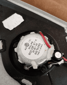 Osłona poszycie słupka lewy przód VW Polo 9N 6Q0867233F 4