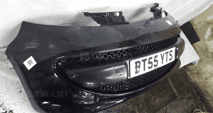 Zderzak przód przedni do peugeot 107 citroen C1 exld czarny 4