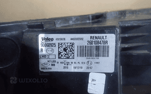 Lampa prawa reflektor renault megane iv 4 led 16- 4