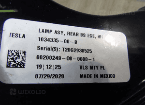 TESLA MODEL X lampa prawa tył  1034335-00-B 8